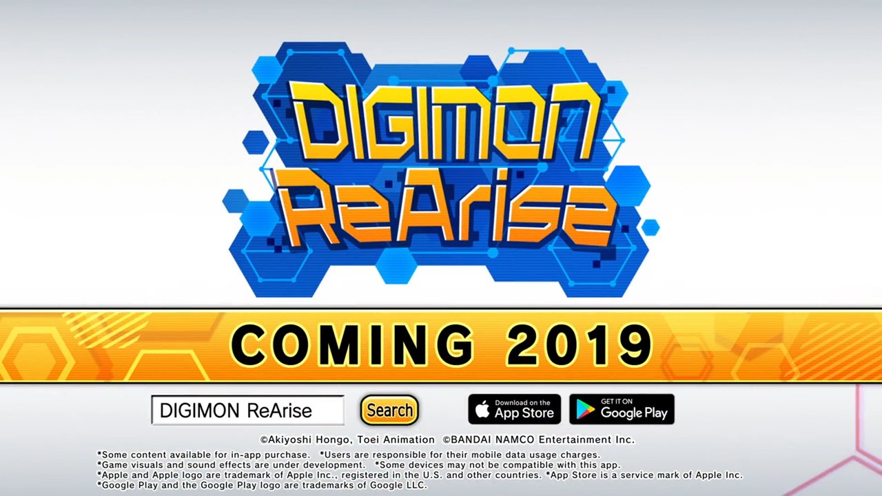 Digimon ReArise, Bandai Namco, trailer