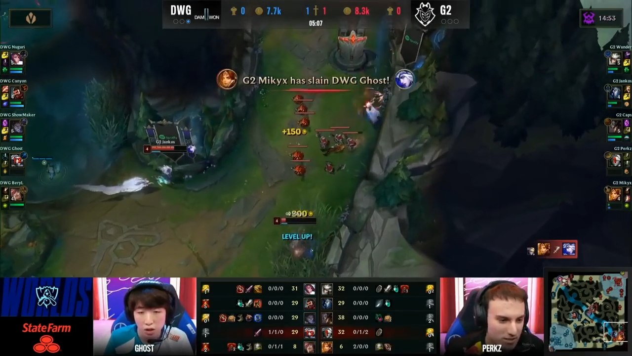 L'équipe type des Worlds 2020 de League of Legends : Damwon à l'honneur