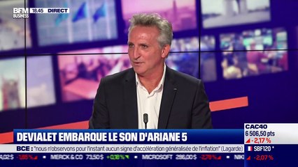 Franck Lebouchard (Devialet) : Devialet embarque le son d'Ariane 5 - 28/09