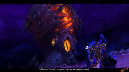 WoW : Cinématique de fin de Ny'alotha, N'Zoth