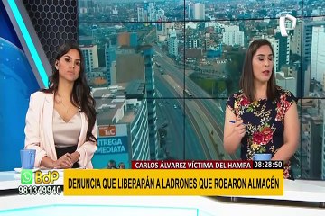 Carlos Álvarez “indignado y molesto” tras liberación de ladrones que robaron donativos