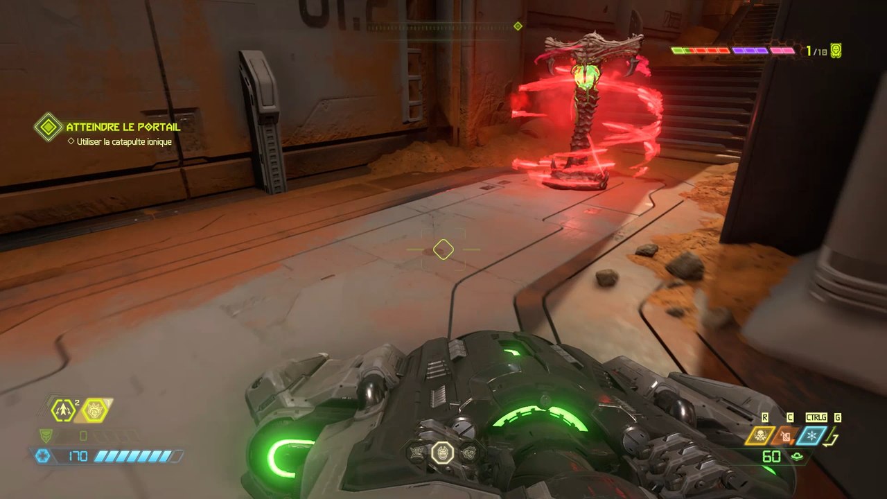 Soluce Doom Eternal : Mission 7 - Noyau de Mars : Walkthrough, secrets, objets