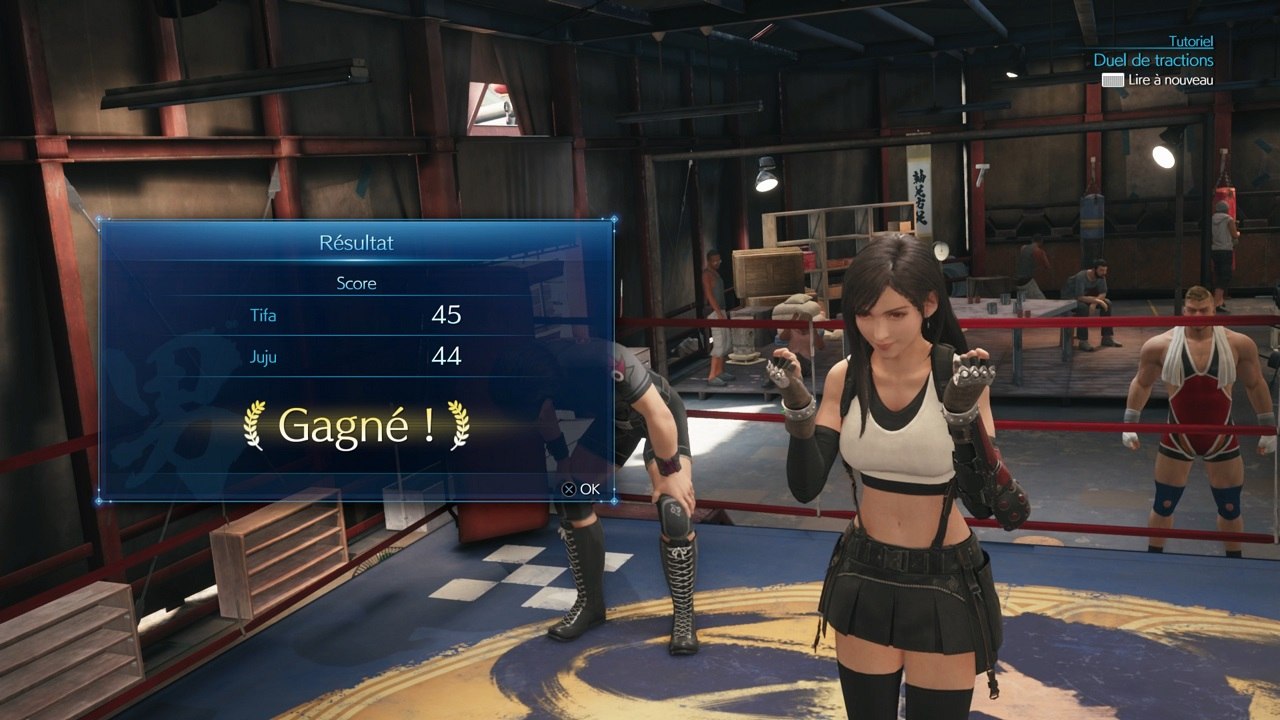 Guide FF7 Remake : Tractions pro en vidéo, Reine des muscles