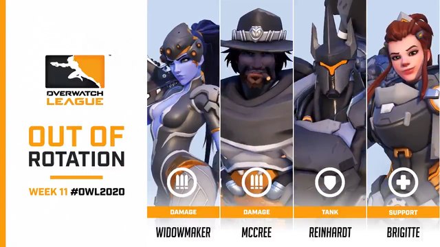 Overwatch - Overwatch League : Rotation du Héros Pool, semaine 11 OWL, du 13 au 20 avril