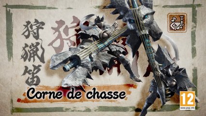 Corne de chasse dans Monster Hunter Rise, arme : Nouveautés