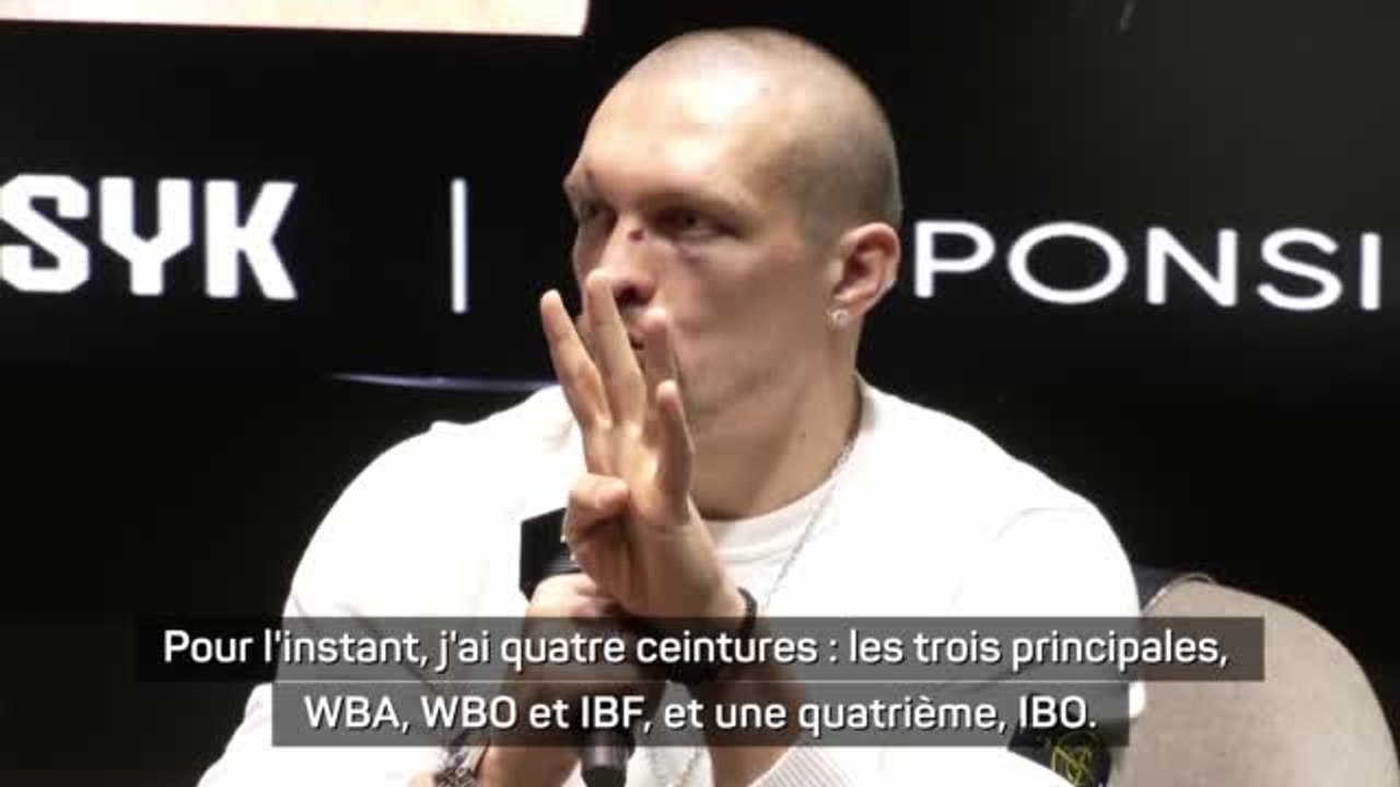 Poids lourds - Usyk vise la ceinture WBC