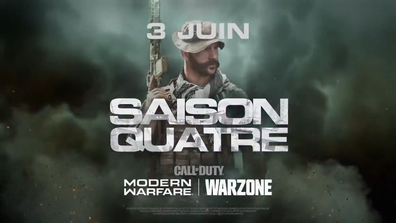 Call of Duty Modern Warfare Warzone : trailer saison 4 et date de sortie sur PS4, PC et Xbox One.