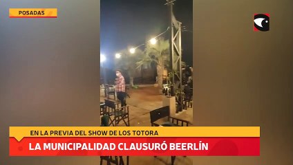 La municipalidad clausuró Beerlín