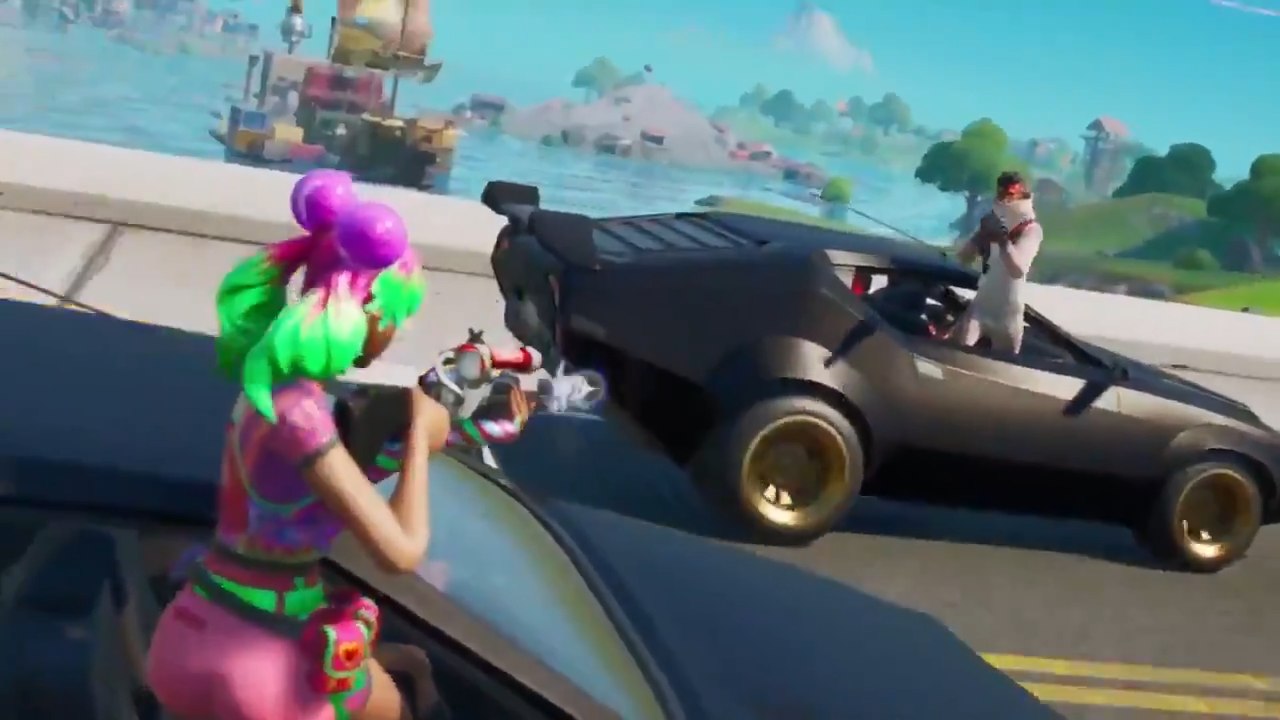 Fortnite : trailer des voitures, vidéo