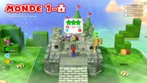 1-Château soluce Mario 3D World : Étoiles vertes et sceau, tampon