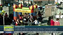 Argentina: Movimiento Villero inaugura polideportivo Diego Armando Maradona en barrio Zavaleta