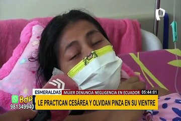 Negligencia médica: encuentran pinza quirúrgica en vientre de gestante