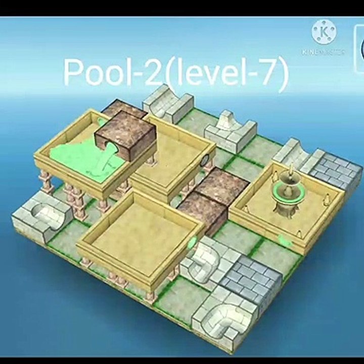 Flow Water Fountain Pool-2 level-7