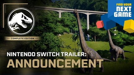 Jurassic World Evolution Complete Edition : débarque sur Nintendo Switch le 3 novembre