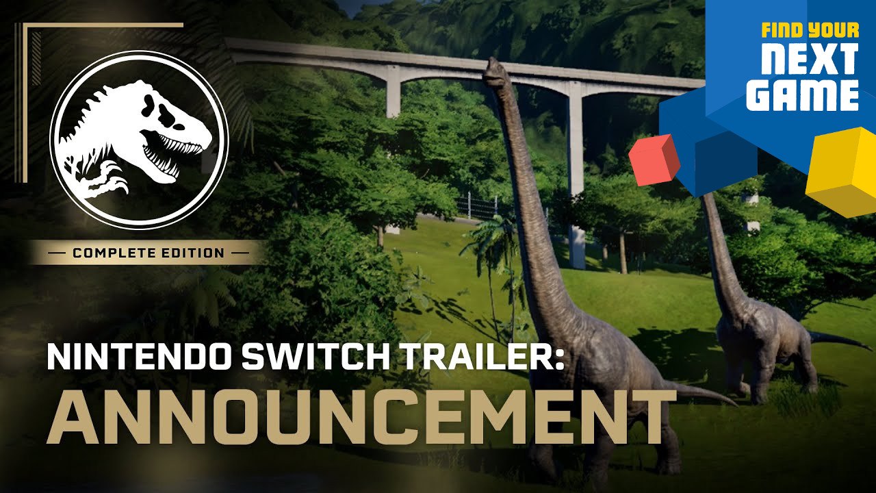 Jurassic World Evolution Complete Edition : débarque sur Nintendo Switch le 3 novembre