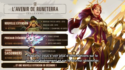 Legends of Runeterra - LoR : Monuments de pouvoir, événement, spectateur, compétition, cosmétiques