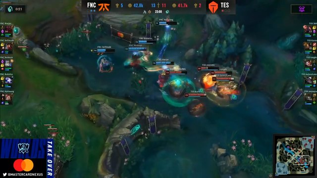 Recap du Jour 11 des Worlds 2020 de LoL : quart de finale Fnatic vs Top Esports