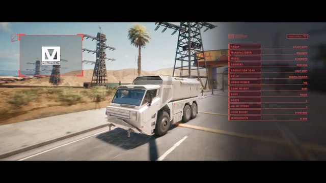 Véhicules de Cyberpunk 2077 : Voitures, motos... Liste complète