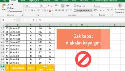 Ms Excel Basic Tips (Print Title ) Judul Tabel Tampil di setiap Halaman