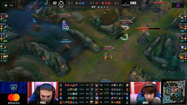 Worlds LoL 2020 : Recap de la demi-finale opposant G2 à DAMWON