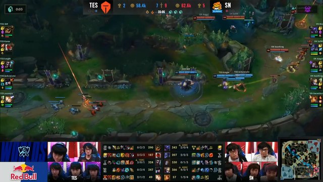 Demi-finale des Worlds LoL 2020 : Suning crée la surprise face à Top Esports