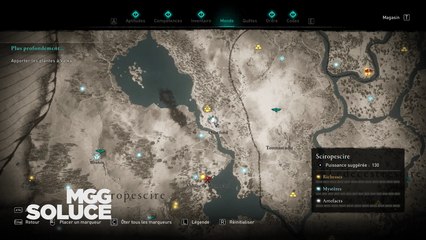 Soluce AC Valhalla, Sciropescire : Position des artéfacts