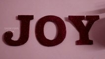 Joy Sign Christmas Craft | DIY | Art and Crafts #27