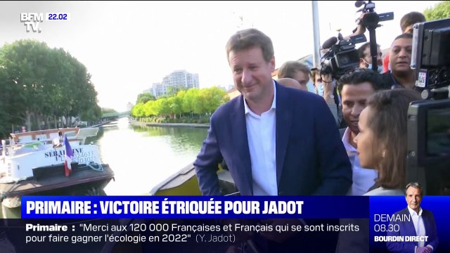 Avec 51,03% des voix, Yannick Jadot remporte de peu la primaire des écologistes