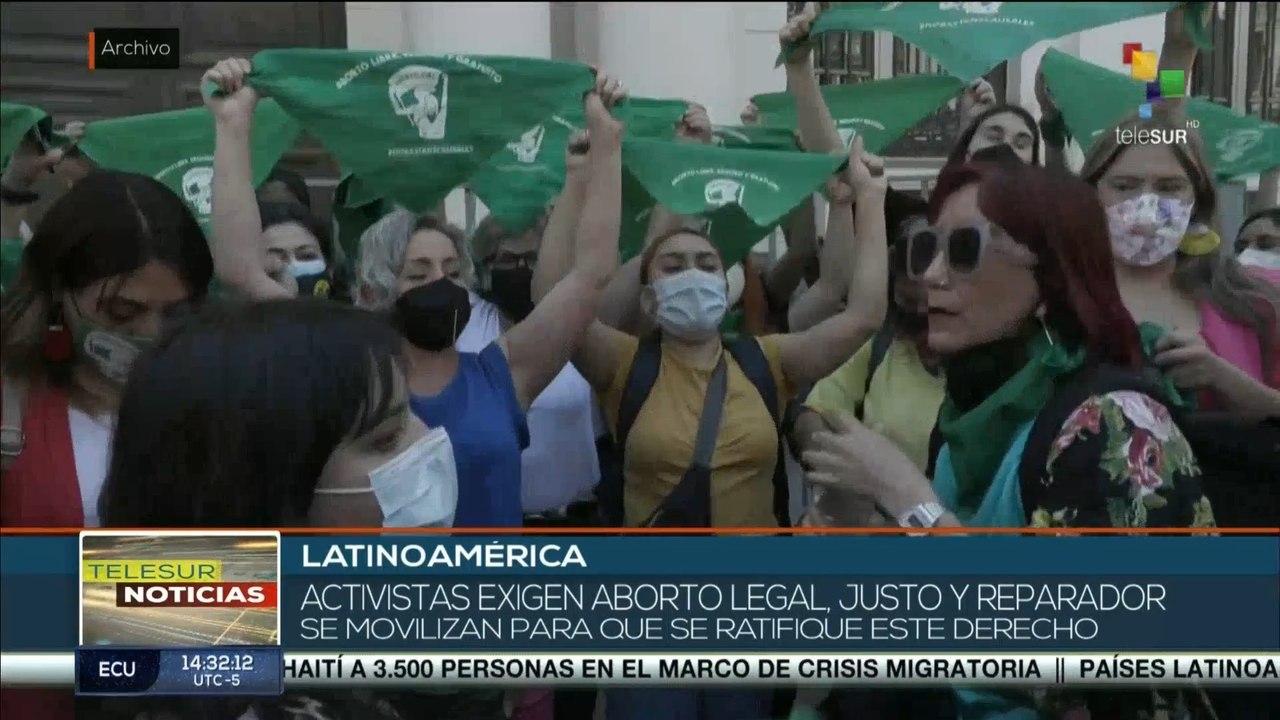 teleSUR Noticias 15:30 28-09: Activistas de América Latina se movilizan en apoyo al aborto legal y seguro