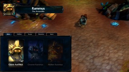 Tous les skins de Rammus