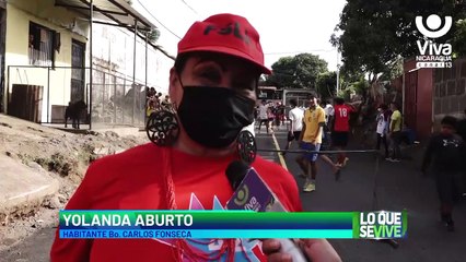 Alma inauguro 3 cuadras nuevas de calles en el barrio Carlos Fonseca