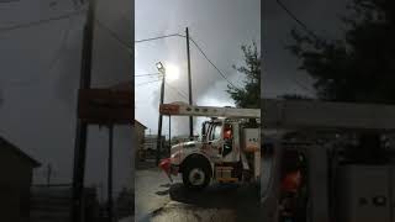 Close Encounter with Tornado While Working