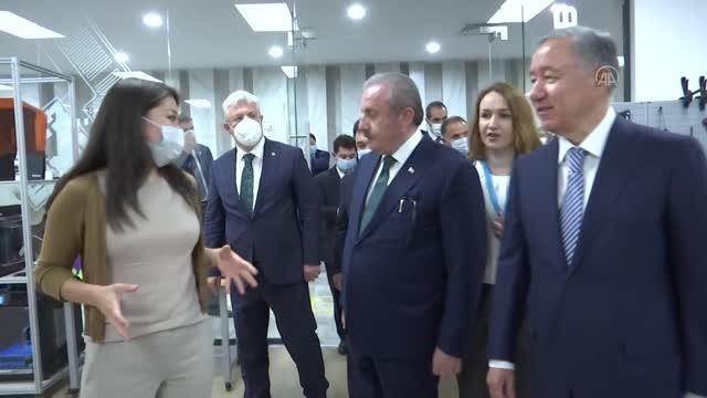 NUR SULTAN - TBMM Başkanı Şentop, Türkistan Farabi Üniversitesini ziyaret etti
