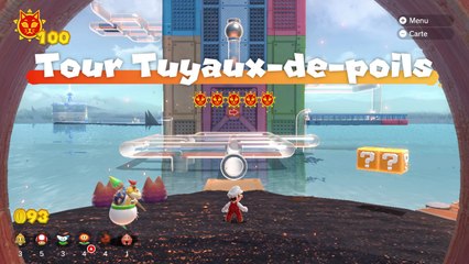 Soluce Mario 3D World Bowser Fury : Tour Tuyaux de Poil, astres félins