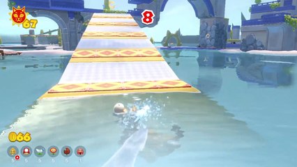 Soluce Mario 3D World Bowser Fury : Chrono de Plessie, Lac Saudechat