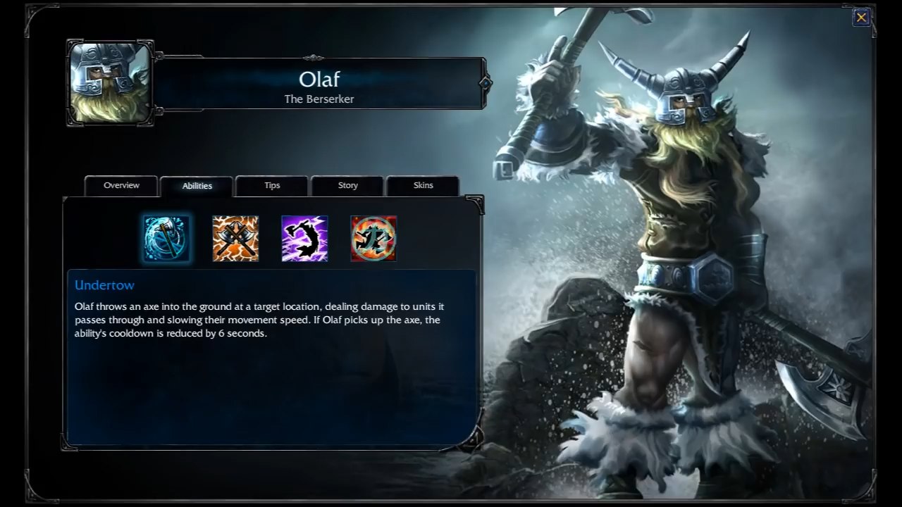 Olaf, Berzeker