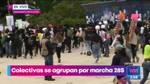 Colectivas se agrupan por marcha a favor del aborto en la CDMX