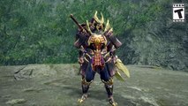 Monster Hunter Rise : Sets d'armures, équipement