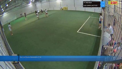But de Pierre Alexandre (7-4) - FC NEVADA Vs LES GARS LACTICS - 28/09/21 20:00 - LIGUE 2