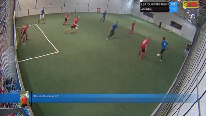 But de Quentin (1-1) - LES TOURISTES NEUVILLOIS Vs ASMATIK - 28/09/21 21:00 - LIGUE 4