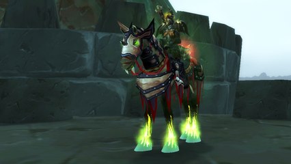 BC Classic : Cheval de guerre embrasé, Monture