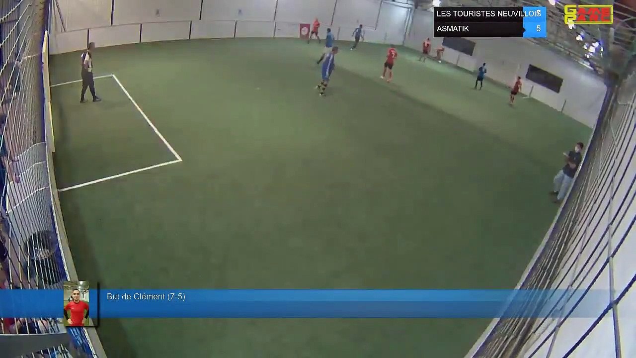 But de Clément (7-5) - LES TOURISTES NEUVILLOIS Vs ASMATIK - 28/09/21 21:00 - LIGUE 4