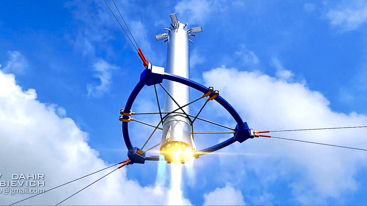 Great Returning Rocket Capture System & Launch Stabilizer