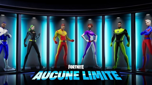 Fortnite : les skins super-héros Aucune Limite dans la boutique du 13 avril 2021