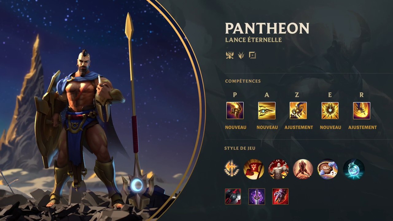 Pantheon, Lance éternelle