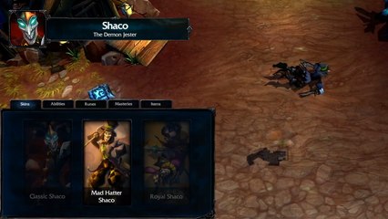 Tous les skins de Shaco