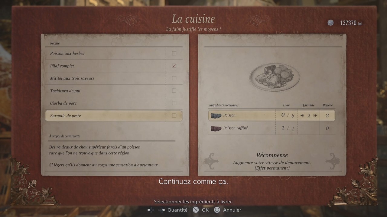 Cuisine Resident Evil Village : Où trouver les ingrédients, comment cela fonctionne