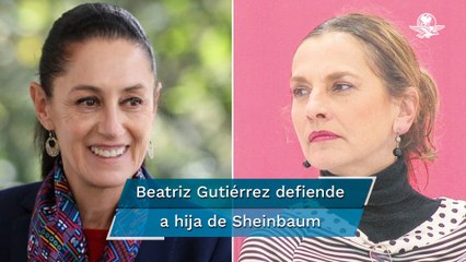 Las becas para estudiar fuera de México se concursan, dice Gutiérrez Müller sobre hija de Sheinbaum