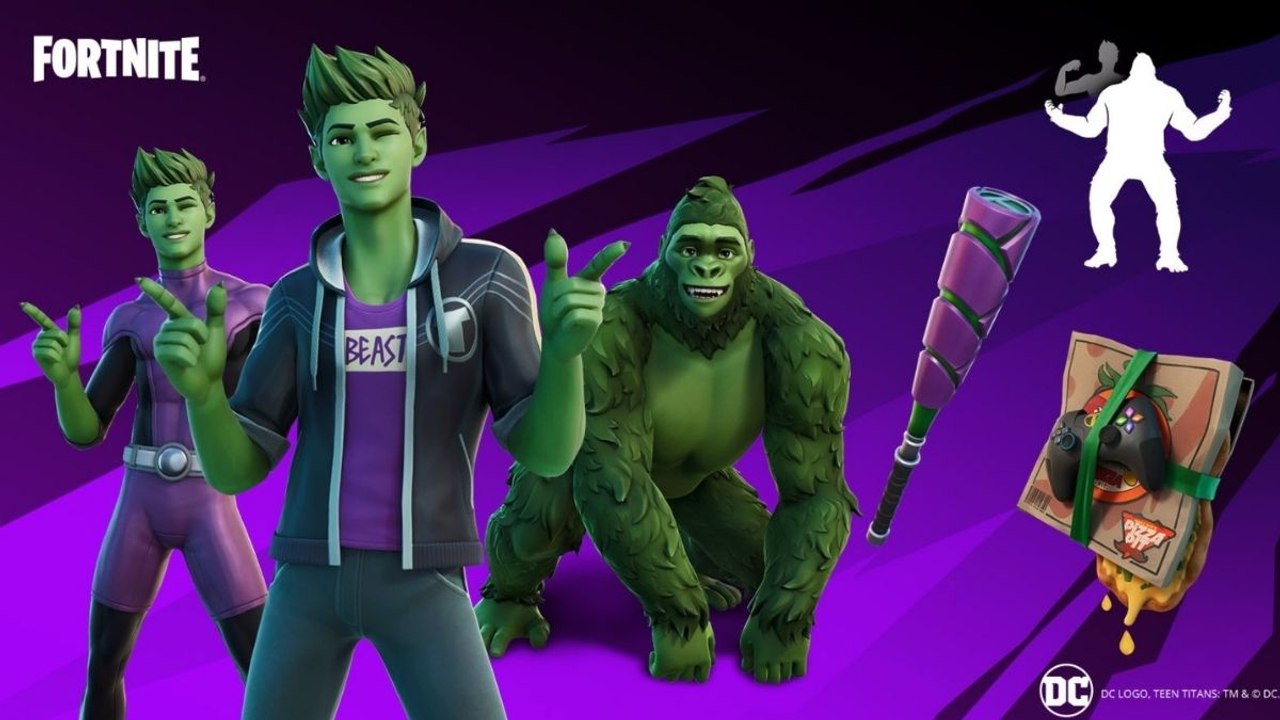 Fortnite : les skins Teen Titans dans la boutique du 14 mai 2021