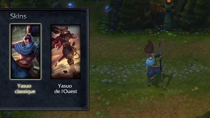 Tous les skins de Yasuo